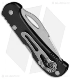 Buck Knives Buck Mini SpitFire Lockback Knife Black (2.75" Satin) 0726BKS -Knife Haven Shop Buck Mini SpitFire LB Black Satin 0726BKS BHQ 92994 jr side