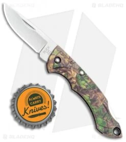 Buck Knives Buck Nano Bantam Lockback Knife Realtree Xtra Green Camo (1.8" Satin) 0283CMS20 -Knife Haven Shop Buck Nano Bantam LB Realtree Xtra Green Camo Satin 0283CMS20 BHQ 106690 jr bottlecap