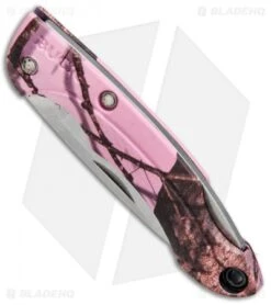 Buck Knives Buck Nano Bantam Lockback Knife Pink Mossy Oak Camo (1.88" Satin) 0283CM10-B -Knife Haven Shop Buck Nano Bantam Pink Mossy Oak Camo 0283CM10 B CAT. 3840 BHQ 12357 jr spine 2