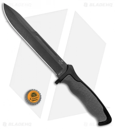 Buck Knives Buck Nighthawk Hunter Tactical Fixed Blade Knife Dynaflex (7.5" Black) 0651GYS 4 Buck Knives Buck Nighthawk Hunter Tactical Fixed Blade Knife Dynaflex (7.5" Black) 0651GYS - Image 4