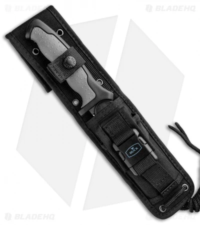 Buck Knives Buck Nighthawk Small Tactical Fixed Blade Knife Dynaflex (4.875" Black) 0655GYS 3 Buck Knives Buck Nighthawk Small Tactical Fixed Blade Knife Dynaflex (4.875" Black) 0655GYS - Image 3