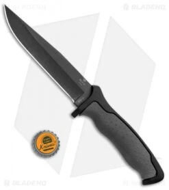Buck Knives Buck Nighthawk Tactical Fixed Blade Knife Dynaflex (6.5" Black) 0650GYS -Knife Haven Shop Buck Nighthawk Tactical Dynaflex Black 0650GYS BHQ 92976 jr bottlecap