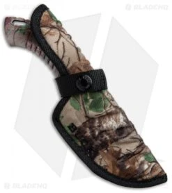Buck Knives Buck Omni Hunter 10PT Fixed Blade Knife Realtree Green Camo (3.25" Satin) -Knife Haven Shop Buck Omni Hunter 10PT Realtree Green Camo BU390CMS20 BHQ 41335 jr sheath