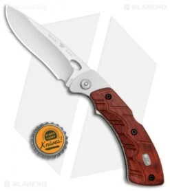 Buck Knives Buck Open Season Folding Skinner Lockback Knife Red Wood (3.75" Satin) 0556RWS -Knife Haven Shop Buck Open Season Folding Skinner Red Wood 0556RWS BHQ 79558 jr bottlecap