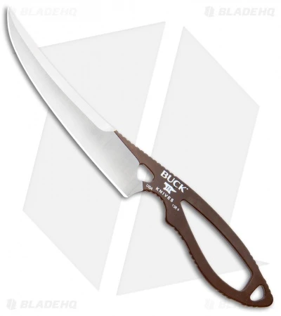 Buck Knives Buck PakLite Boning Fixed Blade Knife Brown (5.25" Satin) 0136BRS 1 Buck Knives Buck PakLite Boning Fixed Blade Knife Brown (5.25" Satin) 0136BRS