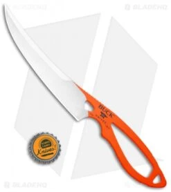 Buck Knives Buck PakLite Boning Fixed Blade Knife Orange (5.25" Satin) 0136ORS1 -Knife Haven Shop Buck PakLite Boning Orange Satin 0136ORS1 BHQ 106678 jr bottlecap