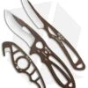 Buck Knives Buck PakLite Field Master Kit Fixed Blade/Guthook Brown 0141BRSVP