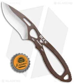 Buck Knives Buck PakLite Skinner Fixed Blade Knife Brown (2.875" Satin) 0140BRS -Knife Haven Shop Buck PakLite Skinner Brown Satin 0140BRS BHQ 106679 jr bottlecap