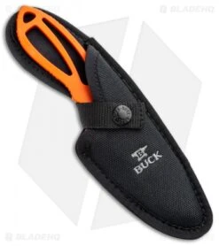 Buck Knives Buck PakLite Skinner Fixed Blade Knife Orange (3.5" Satin) 0141ORS1 -Knife Haven Shop Buck PakLite Skinner Orange Satin 0141ORS1 BHQ 106685 jr sheath