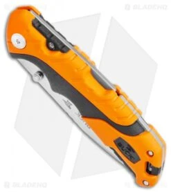 Buck Knives Buck Pursuit Large Lockback Knife Orange GFN (3.625" S35VN) 0659ORS-B -Knife Haven Shop Buck Pursuit Folding Pro Large BHQ 115701 LS Spine