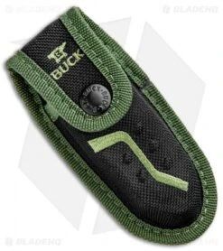 Buck Knives Buck Pursuit Large Guthook Lockback Knife Green GFN (3.5" Satin) 0660GRG -Knife Haven Shop Buck Pursuit Large Guthook LB Green GFN Satin 0660GRG BHQ 92946 jr sheath