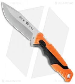 Buck Knives Buck Pursuit Pro Large Fixed Blade Knife (4.5" Satin S35VN) 0656ORS