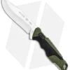 Buck Knives Buck Pursuit Small Fixed Blade Knife Green GFN (3.75" Satin) 0658GRS