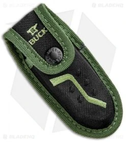 Buck Knives Buck Pursuit Small Lockback Knife Green GFN (3" Satin) 0661GRS -Knife Haven Shop Buck Pursuit Small LB Green GFN Satin 0661GRS BHQ 92947 jr sheath