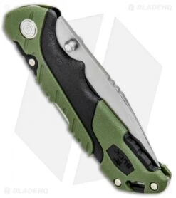 Buck Knives Buck Pursuit Small Lockback Knife Green GFN (3" Satin) 0661GRS -Knife Haven Shop Buck Pursuit Small LB Green GFN Satin 0661GRS BHQ 92947 jr side