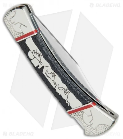 Buck Knives Buck Running Free L.E. Lockback Knife Black Jet Jasper (3.75" Mirror) 110YISLE1 3 Buck Knives Buck Running Free L.E. Lockback Knife Black Jet Jasper (3.75" Mirror) 110YISLE1 - Image 3