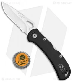 Buck Knives Buck SpitFire Lockback Knife Black (3.25" Satin) 0722BKS1 -Knife Haven Shop Buck SpitFire LB Black Satin 0722BKS1 BHQ 92988 jr bottlecap