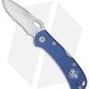 Buck Knives Buck SpitFire BSA Lockback Knife Blue (3.25" Satin Serr)