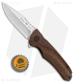 Buck Knives Buck Sprint Classic Pro Liner Lock Knife Burlap Micarta (3" Satin) 0841BRS1 -Knife Haven Shop Buck Sprint Classic Pro LL Burlap Micarta Satin BHQ 146023 jr bottlecap
