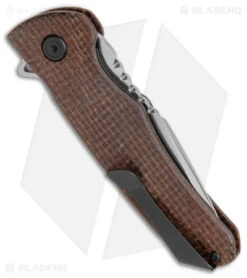 Buck Knives Buck Sprint Classic Pro Liner Lock Knife Burlap Micarta (3" Satin) 0841BRS1 -Knife Haven Shop Buck Sprint Classic Pro LL Burlap Micarta Satin BHQ 146023 jr side 2