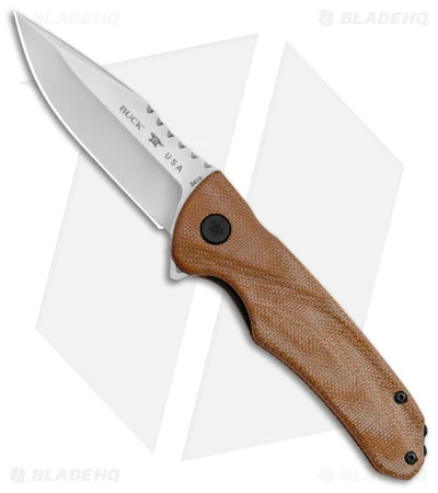 Buck Knives Buck Sprint Classic Pro Liner Lock Knife Natural Micarta (3" Satin) 0841TNS 1 Buck Knives Buck Sprint Classic Pro Liner Lock Knife Natural Micarta (3" Satin) 0841TNS