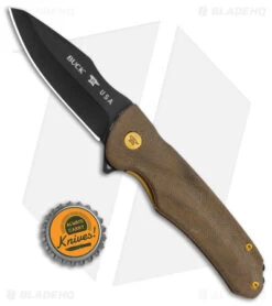 Buck Knives Buck Sprint OPS Liner Lock Knife Pro 2022 Limited Ed Green Micarta (3" Black) -Knife Haven Shop Buck Sprint OPS LL Pro 2022 Limited Edition Green Micarta Black BHQ 156408 jr bottlecap