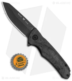 Buck Knives Buck Sprint OPS Liner Lock Knife Pro Marble Carbon Fiber (3" Black) 0843CFS -Knife Haven Shop Buck Sprint OPS LL Pro Marble CF Black BHQ 146045 jr bottlecap