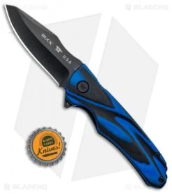 Buck Knives Buck Sprint Ops Pro Liner Lock Knife Blue/Black G-10 (3.125" Black) 0842BLS -Knife Haven Shop Buck Sprint Ops Pro LL Blue Black G 10 Black 0842BLS BHQ 92948 jr bottlecap