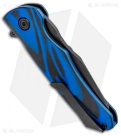 Buck Knives Buck Sprint Ops Pro Liner Lock Knife Blue/Black G-10 (3.125" Black) 0842BLS -Knife Haven Shop Buck Sprint Ops Pro LL Blue Black G 10 Black 0842BLS BHQ 92948 jr side