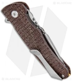Buck Knives Buck Sprint Pro Liner Lock Knife Burlap Micarta (3" Satin) 0841BRS -Knife Haven Shop Buck Sprint Pro LL Burlap Micarta Satin 0841BRS BHQ 92949 jr side