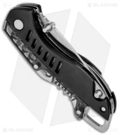 Buck Knives Buck Summit Liner Lock Knife Multi-Tool Black (2.5" Satin Serr) -Knife Haven Shop Buck Summit LL Multi Tool Black Serr 7600 BKX BHQ 71304 jr side