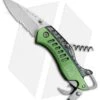 Buck Knives Buck Summit Liner Lock Knife Multi-Tool Green (2.5" Satin Serr)