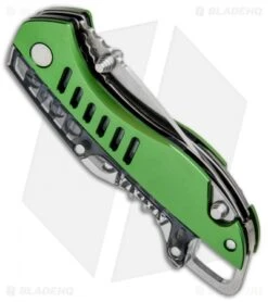 Buck Knives Buck Summit Liner Lock Knife Multi-Tool Green (2.5" Satin Serr) -Knife Haven Shop Buck Summit LL Multi Tool Green Serr 7600 GRX BHQ 71303 jr side