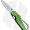 Buck Knives Buck Whittaker Approach Liner Lock Knife Green (2.625" Satin Serr)