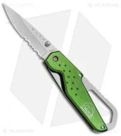 Buck Knives Buck Whittaker Approach Liner Lock Knife Green (2.625" Satin Serr)