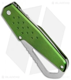 Buck Knives Buck Whittaker Approach Liner Lock Knife Green (2.625" Satin Serr) -Knife Haven Shop Buck Whittaker Approach LL Green Serr B752 GRX BHQ 71308 jr side