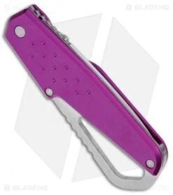 Buck Knives Buck Whittaker Approach Liner Lock Knife Purple (2.625" Satin Serr) -Knife Haven Shop Buck Whittaker Approach LL Purple B752 PLX BHQ 71307 jr side