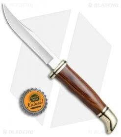 Buck Knives Buck Woodsman Cocobolo Fixed Blade Knife (4.00" Satin) 0102BRS-B -Knife Haven Shop Buck Woodsman Cocobolo BU102BR BHQ 41133 jr bottlecap 2