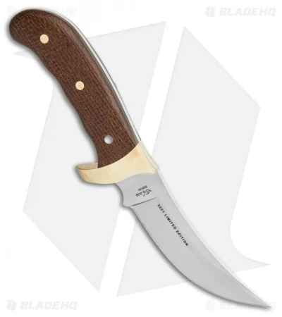 Buck Knives Buck Kalinga Legacy Fixed Blade Knife Brown Burlap Micarta (4.8" Satin) 2 Buck Knives Buck Kalinga Legacy Fixed Blade Knife Brown Burlap Micarta (4.8" Satin) - Image 2