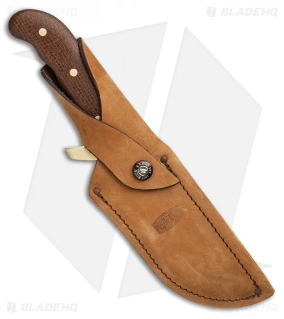 Buck Knives Buck Kalinga Legacy Fixed Blade Knife Brown Burlap Micarta (4.8" Satin) 3 Buck Knives Buck Kalinga Legacy Fixed Blade Knife Brown Burlap Micarta (4.8" Satin) - Image 3