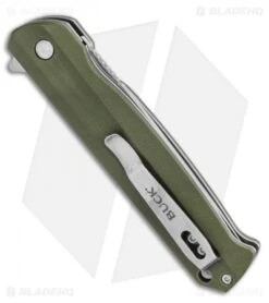 Buck Knives Buck Langford Liner Lock Knife Green G-10 (3.375" Satin) 0251GRS -Knife Haven Shop BuckKnives 2021 39