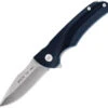 Buck Knives Buck 840 Sprint Select Linerlock BU840BLS, 3.125" 420HC Plain Blade, Blue GRN Handle