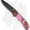 Buck Knives Buck BLW Bantam Pink Camo Lock Back Knife (3.125" Black)