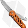 Buck Knives Buck 183 Alpha Crosslock Knife Orange W/Saw & Gut Hook Blade (3" Satin) 0183ORS1