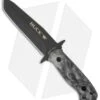 Buck Knives Buck Intrepid-XL Reaper Black Knife Fixed Blade (5" Black Plain) 0626CMS-B