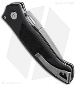 Buck Knives Buck Impact Automatic Knife Black (3.125" Satin) 0898BKS -Knife Haven Shop buck impact 0898bks b side cm