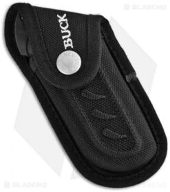 Buck Knives Buck Folding Omni Hunter 10PT Knife Black (3" Satin Plain) 0395BKS -Knife Haven Shop buck knives omni hunter 10pt fixed drop point folding 0395bks b sheath