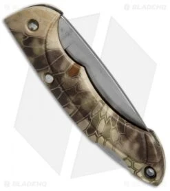 Buck Knives Buck Nano Bantam Lockback Knife Kryptek Highlander Camo (1.875" Satin) 0283CMS26 -Knife Haven Shop buck nano bantam kryptek highlander 0238cms26 b BHQ 35345 er side