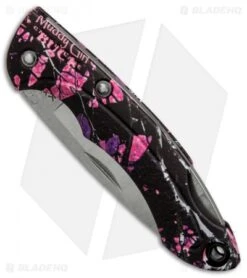 Buck Knives Buck Nano Bantam Lockback Knife Pink Muddy Girl Camo (1.875" Satin) 0283CMS31 -Knife Haven Shop buck nano bantam pink muddy girl 0283cms31 b BHQ 35347 er spine