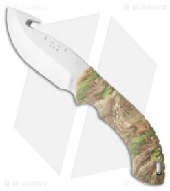 Buck Knives Buck Omni Hunter 12PT Guthook Knife RealTree Xtra Green (4" Plain) 0393CMG20
